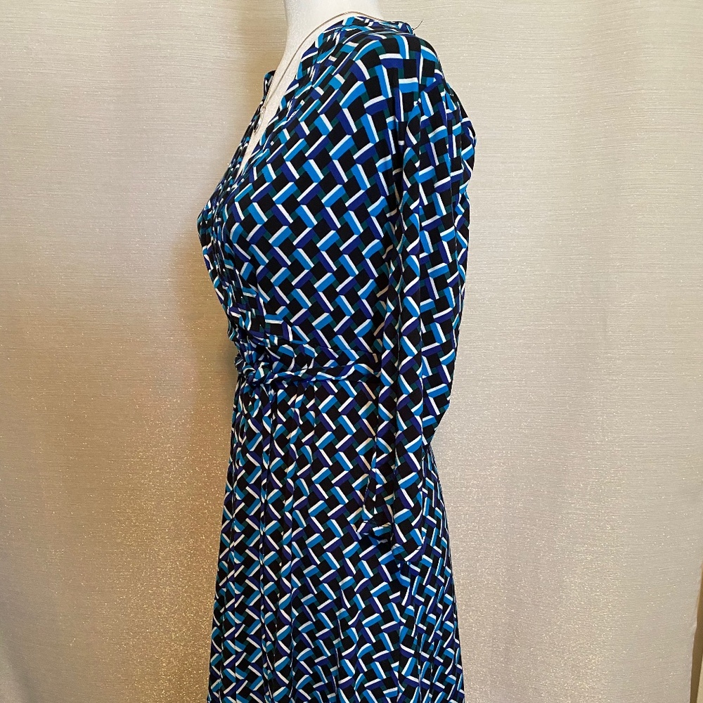 LIZ CLAIBORNE FAUX WRAP CAREER DRESS